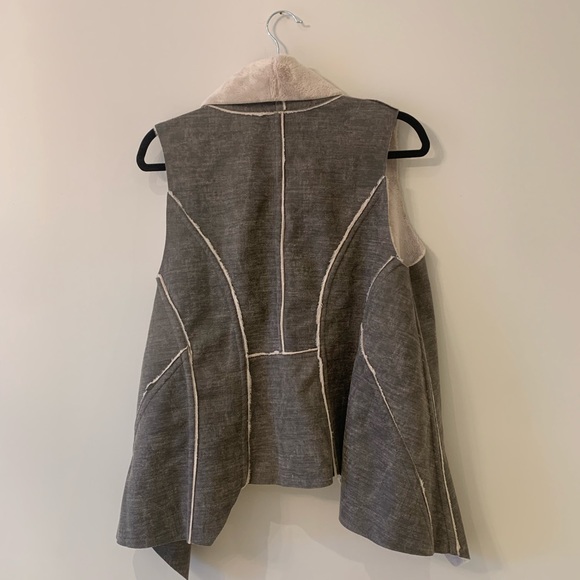 Anthropologie AMADI Kady Sherpa Vest Size M - Picture 7 of 9